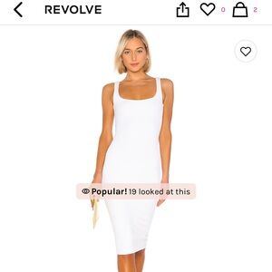 White bodycon dress